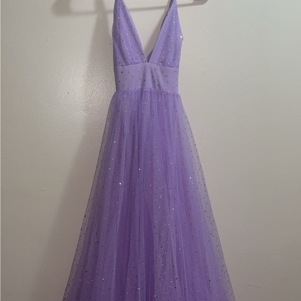 Purple prom dress!